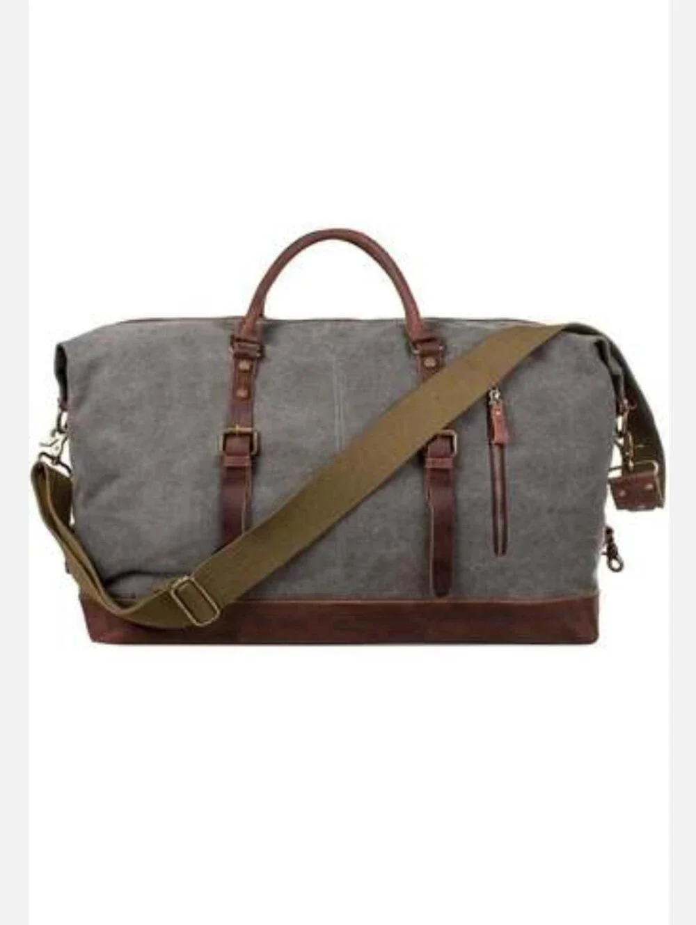 S-ZONE Duffle Bag for Travel Canvas Duffel Bag Carry on Weekender Bag